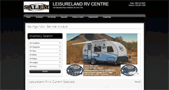 Desktop Screenshot of leisurelandrv.ca